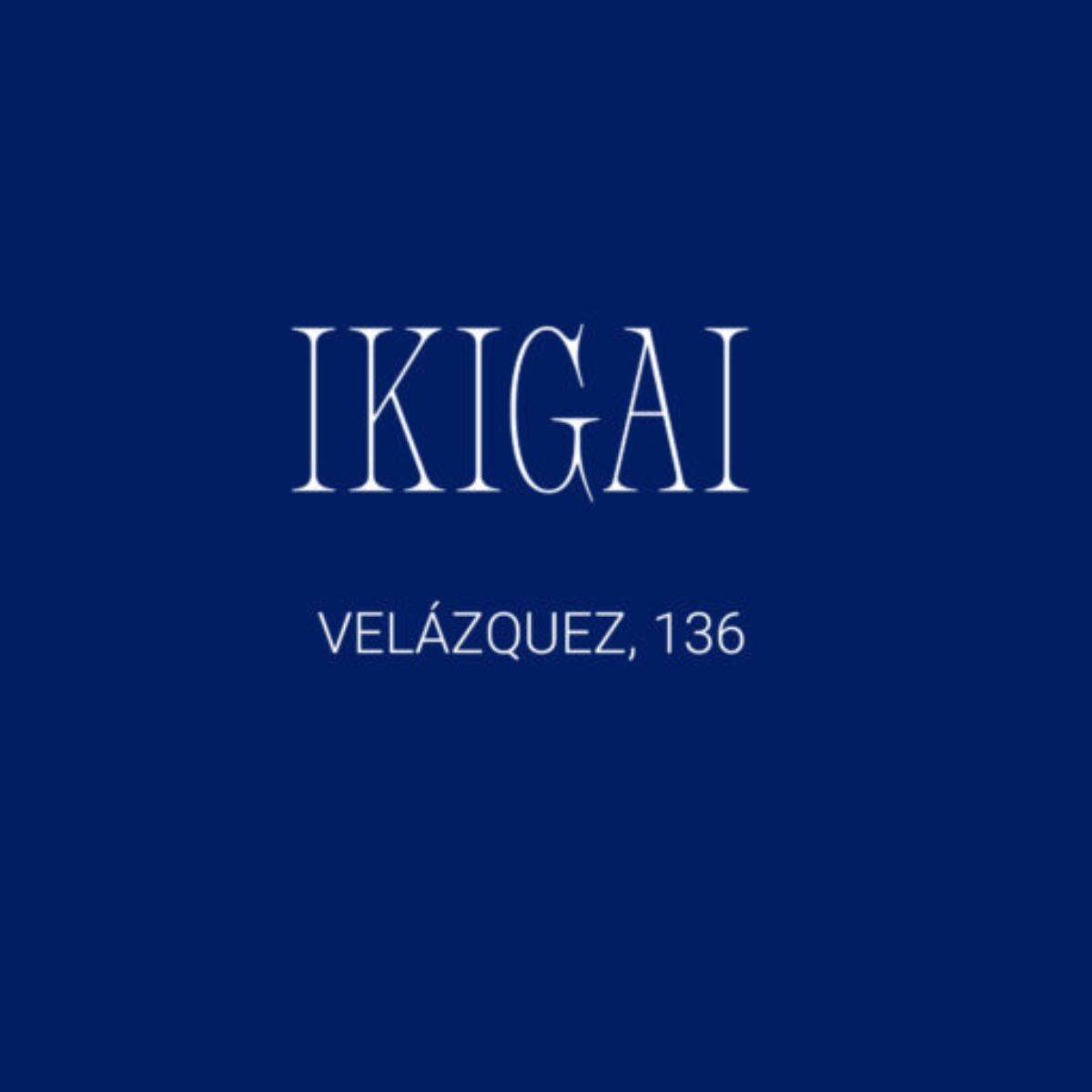 ikigai Velázquez 136 Madrid